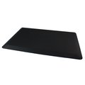 Floortex 24 in L x Polyurethane with Polyester cover, 0.8 in Thick CC1624BLK